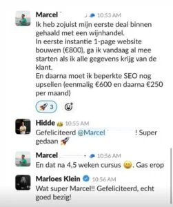 Na 4 weken €1400 en €250 per maand